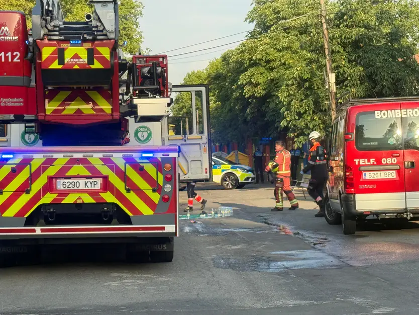 Incendio en la casa escuela Betania