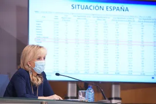 Verónica Casado en rueda de prensa