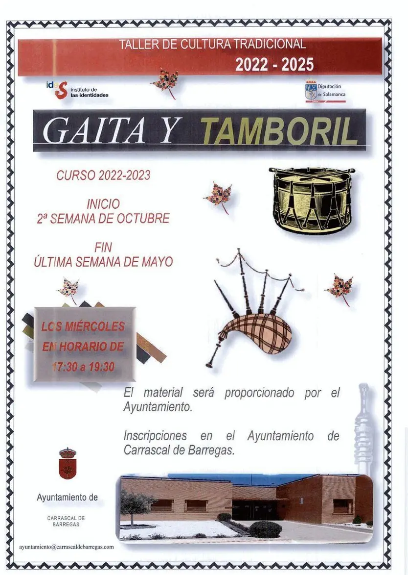 Gaita y tamboril, Carrascal de Barregas