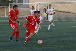 Imagen del encuentro entre UD Santa Marta - CD Guijuelo | FOTO SALAMANCA24HORAS.COM