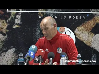 Rueda de prensa de Antonio Calderón tras el Salamanca CF UDS 0-2 AT Madrid B