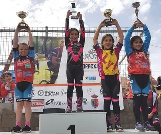 Podio promesas femenino