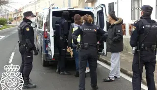 Imagen de archivo de la Policía Nacional en una operación anterior