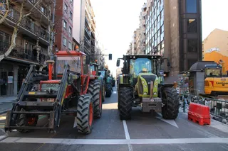 La tractorada corta Torres Villarroel (1)