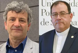 Los profesores Román Ángel Pardo Manrique y Raimundo Castaño Calle, nuevos decanos de Teología y Educación