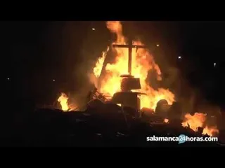 Hoguera de San Juan 2018 en Salamanca