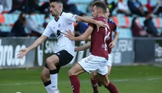 Camacho, en el encuentro ante el Pontevedra.