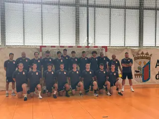 Primer entrenamiento del BM Salamanca | FOTO BM SALAMANCA