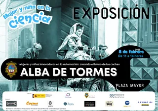 Cartel Día Niña en la Ciencia Alba de Tormes