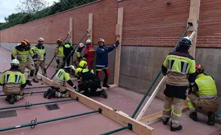 Formación transfronteriza denominada “Formación transfronteriza en Técnicas de Autoprotección, Seguridad e Intervención por Movimientos del Terreno en Estructuras Colapsadas para equipos de bomberos”