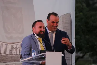Pregón institucional en Santa Marta de Tormes a cargo de D. Fernando de la Calle. Empresario local desde 2003. Actuación del grupo Cuarteto. | Belén Hurtado