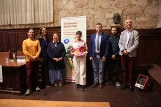 La vicerrectora de Sostenibilidad inaugura la 18ª Semana de Verde de la USAL