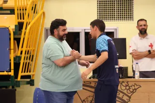 Partido de exhibición de Perfumerías Avenida ante el Club Ensino Luengo