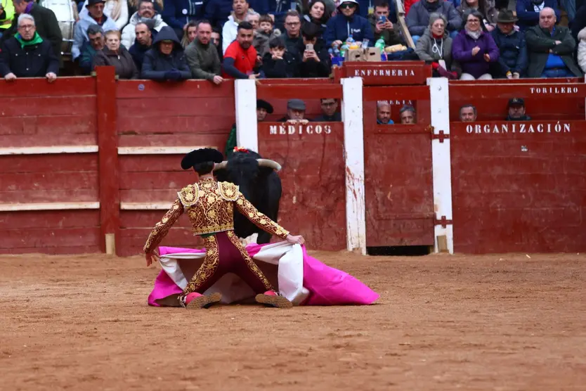Diego Mateos en la novillada con picadores de lunes en el Carnaval del Toro de Ciudad Rodrigo 2026