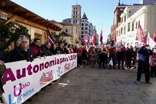 Concentración para reivindicar la autonomía Leonesa