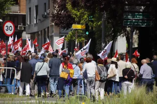 Manifestación de CCOO y UGT por el Día del Trabajador 42