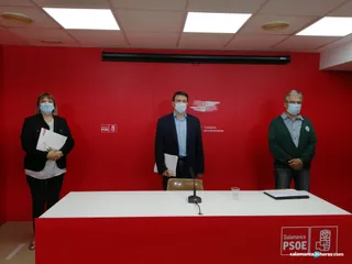 María García, Fernando Pablos y Fernando Rubio