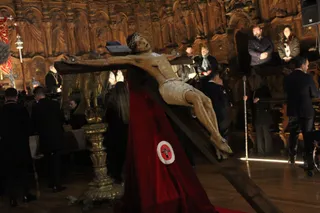 Acto del Poeta ante la Cruz de la Real Cofradía Penitencial de Cristo Yacente de la Misericordia y de la Agonía Redentora