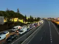 Retenciones en la A-50, en la entrada a Salamanca. Imagen de archivo Salamanca24horas