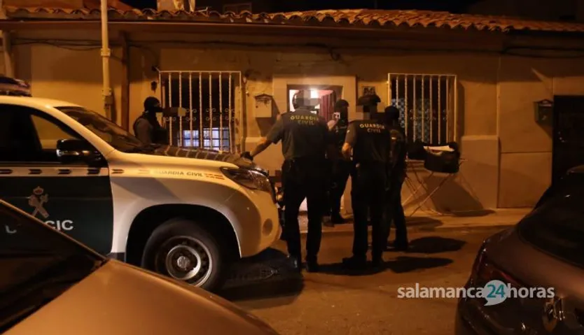 Redada antidroga en Pizarrales