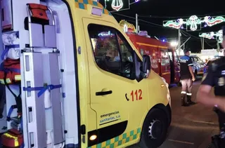 Accidente en el recinto ferial de La Aldehuela