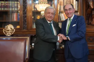Ignacio Galán y Andrés Manuel López Obrador