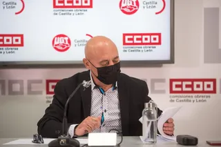 Secretario de Acción Sindical, Salud Laboral y Medio Ambiente de Comisiones Obreras de Castilla y León, Fernando Frail. Foto CCOO Castilla y León