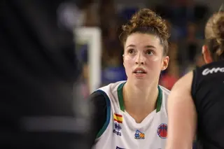 Fassina, en el partido ante MBK Ruzomberok.