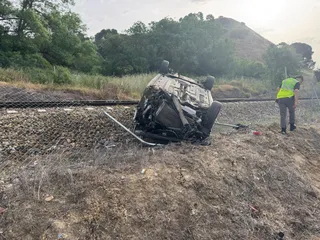Accidente vehículo volcado Cabrerizos 1 de junio (3)