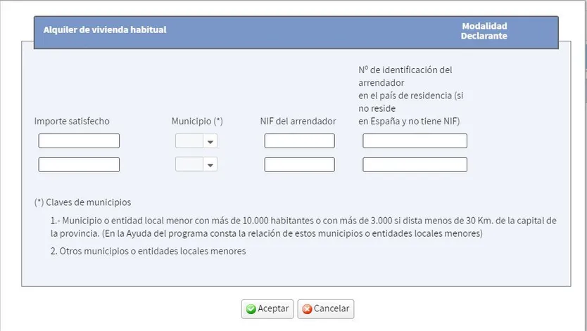 Alquiler renta jóvenes en Castilla y León