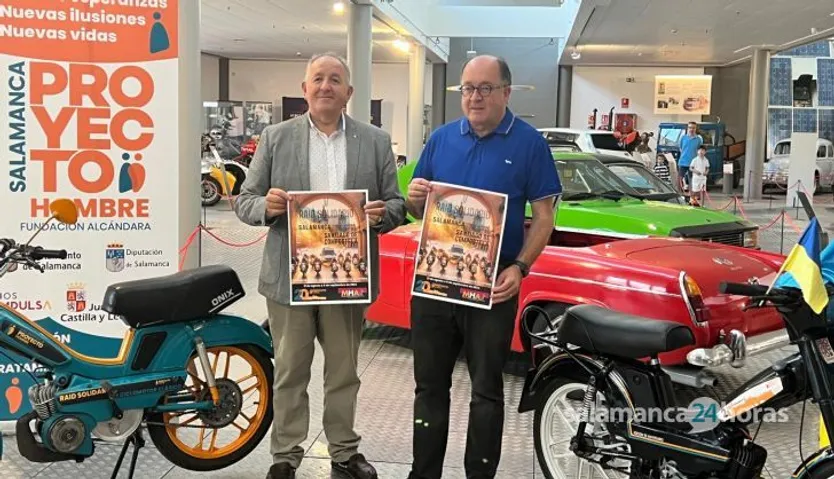 Presentación del V Raid Solidario a favor de Proyecto Hombre. Foto SALAMANCA24HORAS (6)