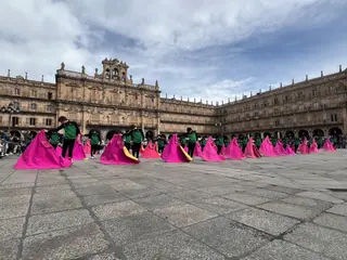 Exhibición de los alumnos de la Escuela de Tauromaquia de Salamanca en la Plaza. Foto: Ayuntamiento de Salamanca