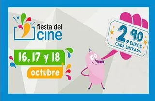 La Fiesta del Cine se celebrará el lunes 16, martes 17 y miércoles 18 de octubre