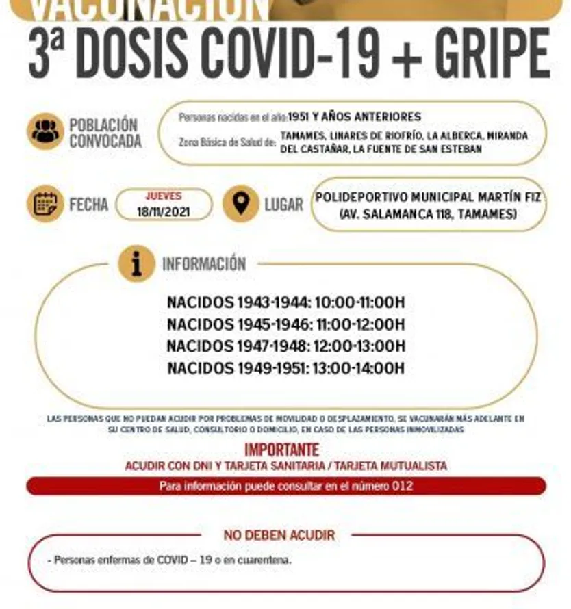 TAMAMES, LINARES, ALBERCA, MIRANDA, LA FUENTE 18 NOVIEMBRE 2021 TERCERA DOSIS COVID + GRIPE page 0001