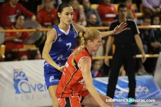 Belén Arrojo, durante su primera etapa como jugadora de Perfumerías Avenida | FOTO SALAMANCA24HORAS.COM