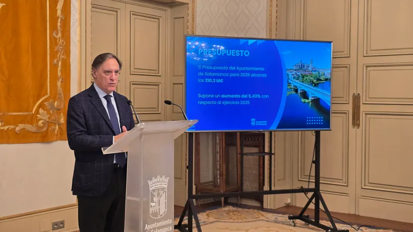El alcalde de Salamanca presenta el Proyecto de Presupuestos del Ayuntamiento de Salamanca para 2026