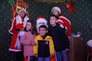 Visita de Papá Noel al Encinar