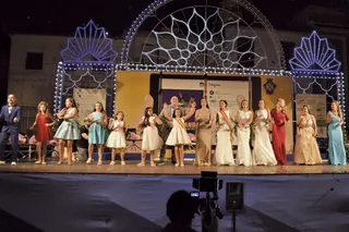 Damas y pregonero de las últimas Ferias y fiestas celebradas en Peñaranda