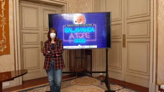 María José Fresnadillo en la presentación de la nueva edición de 'Salamanca a tope'