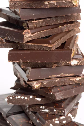 Porciones de chocolate