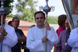 Carlos García Carbayo, asiste a los actos festivos en honor de Nuestra Señora de la Salud
