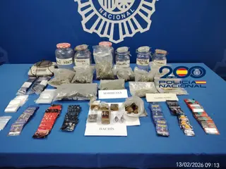 Sustancias incautadas al presidente de una asocaición de cannabis de Salamanca
