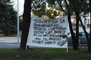 Protesta pacífica de Juan Antonio Lamas