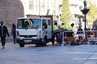 Obras en la calle de Zamora | Foto: S24H