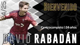 David Rabadán, nuevo fichaje de Unionistas