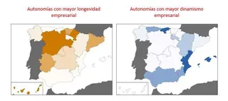 Las empresas de Navarra, Castilla y León y Cantabria, las más longevas de España