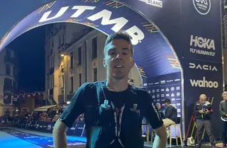 Álvaro Ramos en la UTMB