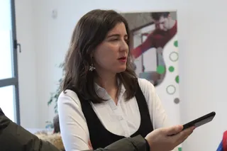 Miryam Rodríguez, asiste a la apertura del curso de formación en alternancia en hostelería, en colaboración con Asprodes