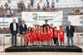 Entrega de premios de los ganadores de los Juegos Escolares.