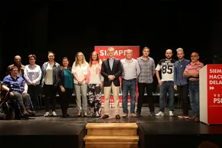 Foto candidatura PSOE Alba de Tormes
